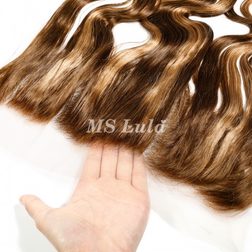 Body Wave #4/27 Highlight Virgin Human Hair 4x4 13x4 Transparent Lace Closure/Frontal | Human Hair Wig | Lace Front